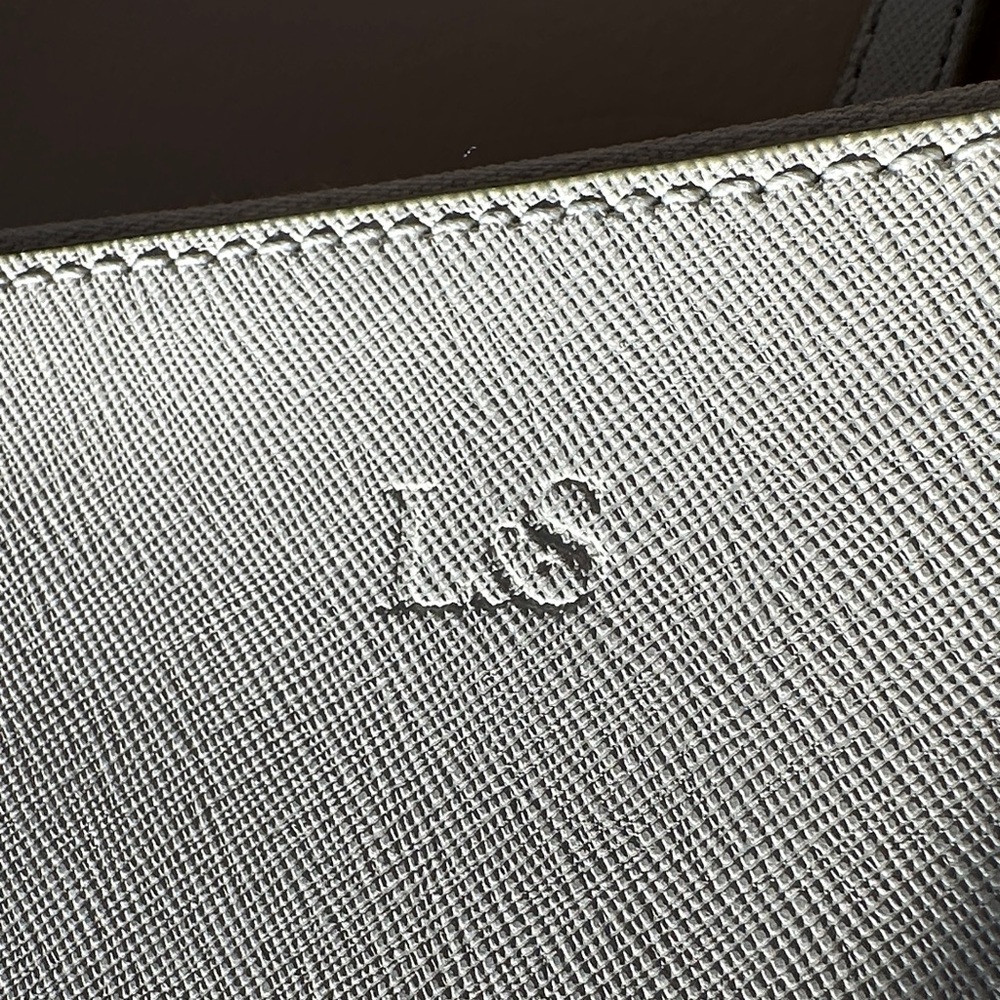 Lo & Sons Pearl Saffiano Leather Crossbody Bag in Ivory - Picture 3 of 16